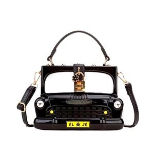 Rare Unique Black Car Handbag